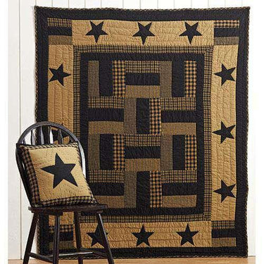 Delaware Star Twin Quilt, 86x68 - The Fox Decor